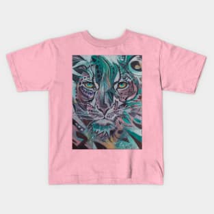 Snow Leopard Kids T-Shirt